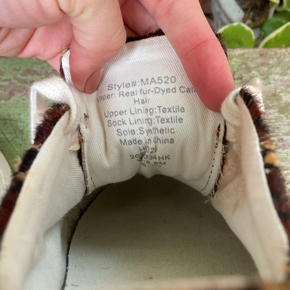 Madewell sidewalk low top calf hair sneakers ☀️ -size 8.5 - Picture 6 of 9